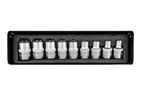 KLUCZE NASADOWE TORX E10-24 ZESTAW 9-SZTUKOWY YT-0521 YATO